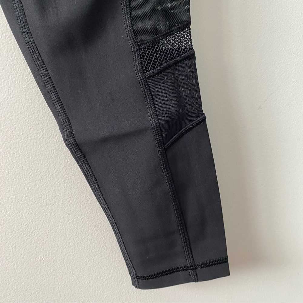 Lululemon Just Breathe Pant mesh leggings in black size 6 - Picture 9 of 17